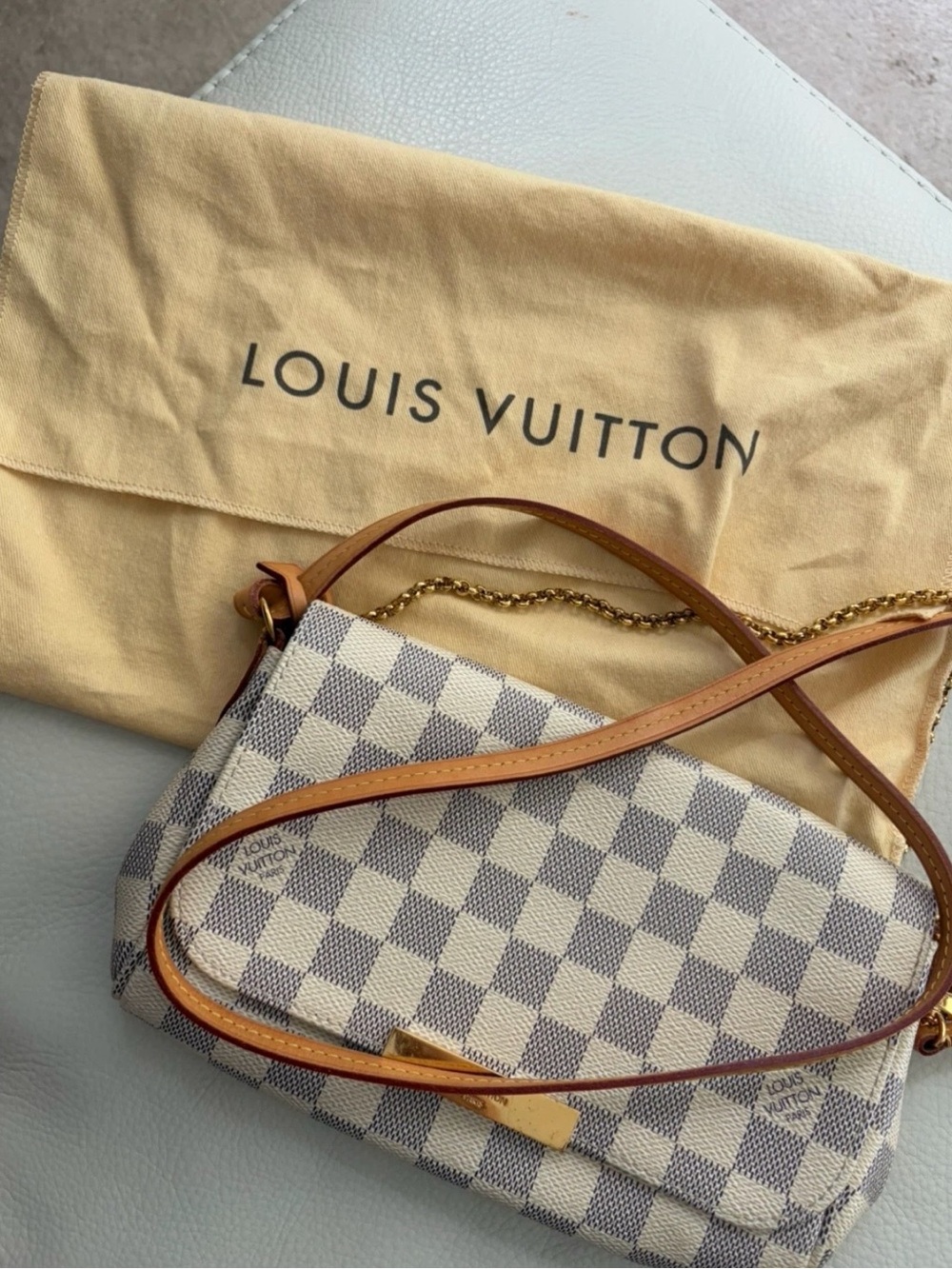 Louis Vuitton Damier Azur Favourite PM bag